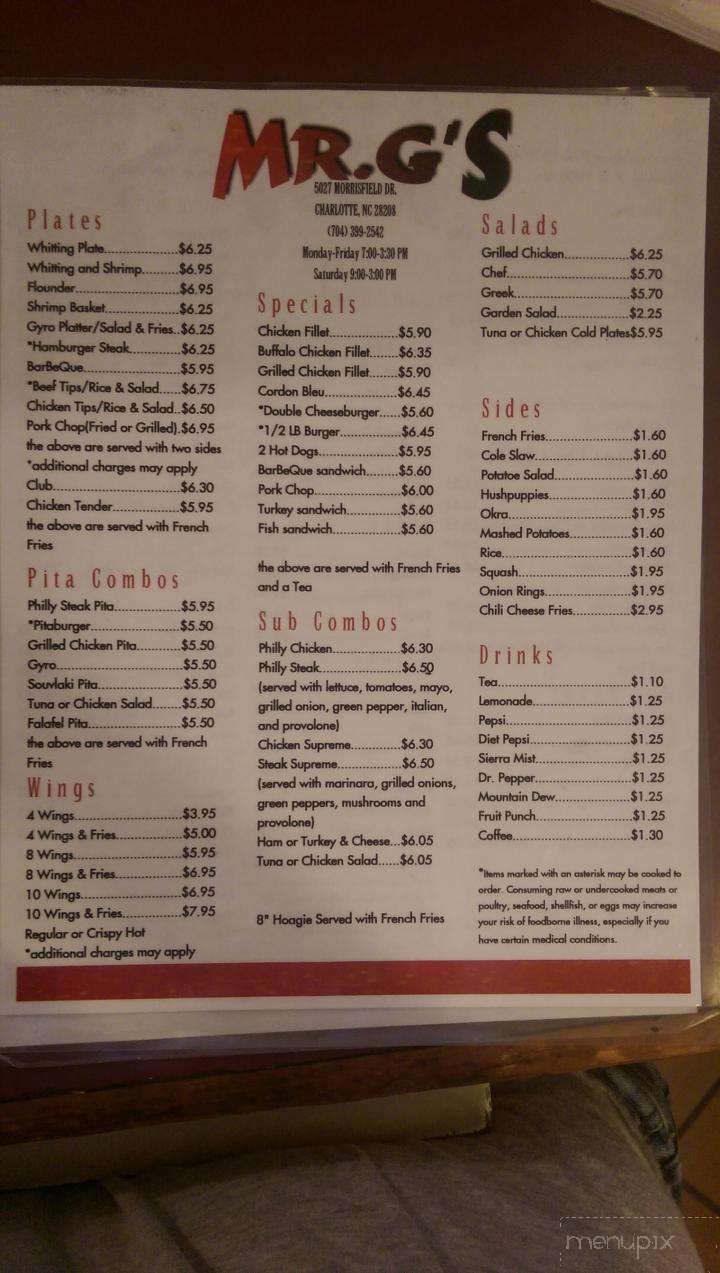 Mr G's - Charlotte, NC