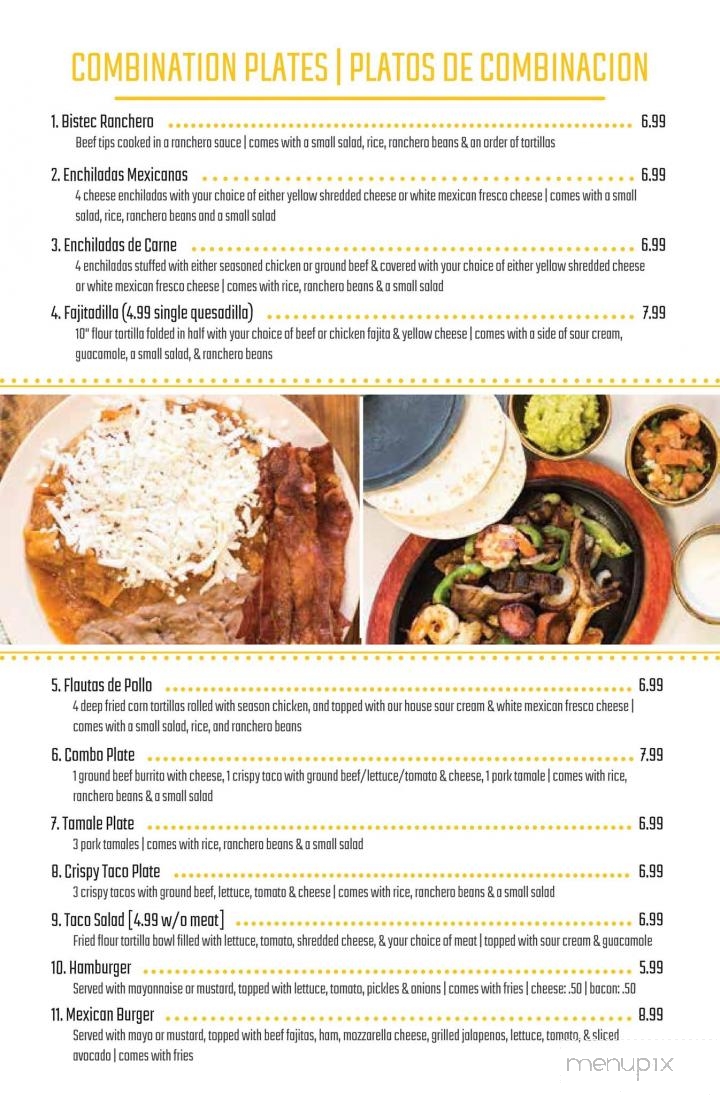 Hernandez Mexican Restaurant - Lufkin, TX menu_pic