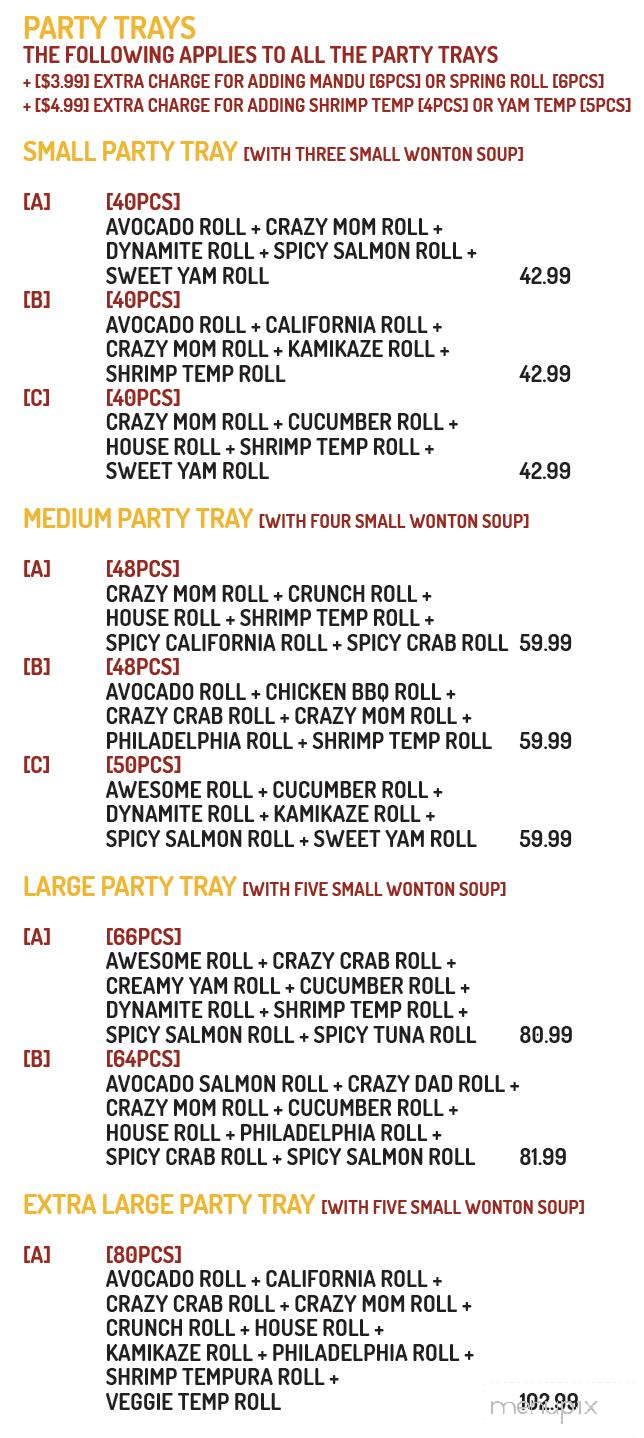 Mansu BBQ - Dieppe, NB menu_pic