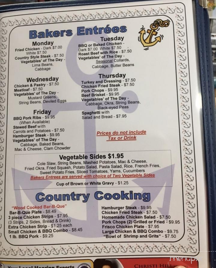 Baker's Restaurant - Jacksonville, NC