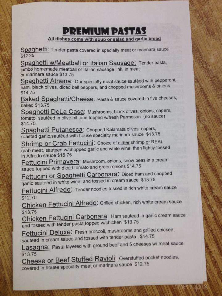 Pizza Athena - Palmer, AK menu_pic