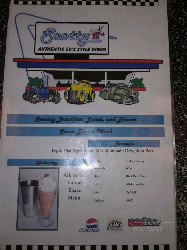 Scotty B's - Tenino, WA menu_pic