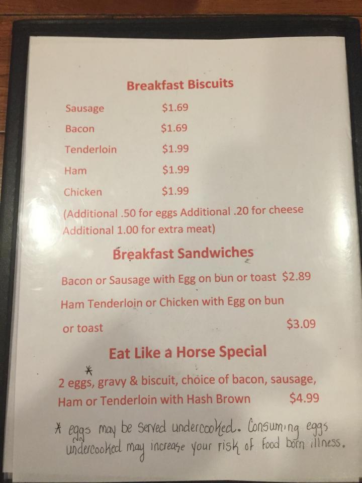 The Hitchn Post General Store - Dobson, NC menu_pic