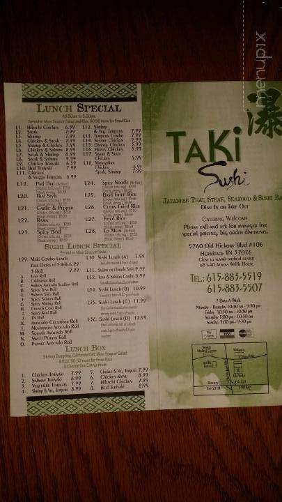Taki Japanese Cuisine - Hermitage, TN