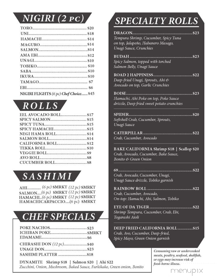 Ichiban Restaurant - Kahului, HI menu_pic