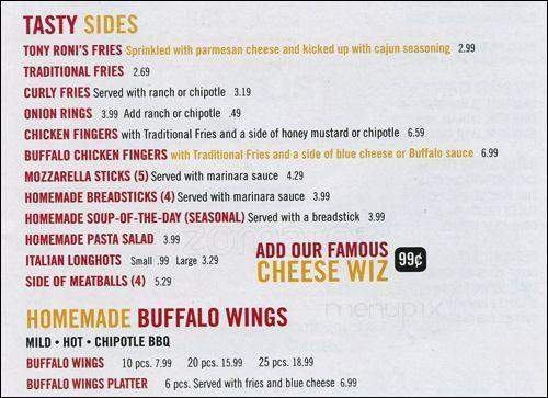 Tony Roni's Conshohocken - Conshohocken, PA menu_pic