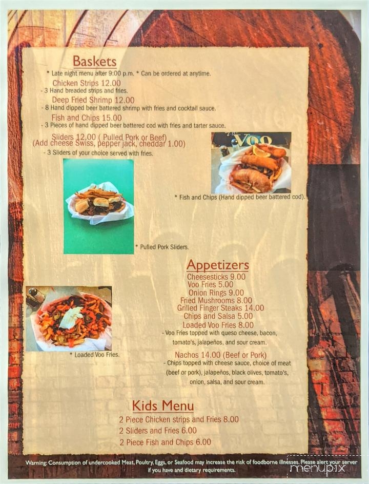 Ron-D-Voo Tavern - Harrisburg, OR menu_pic