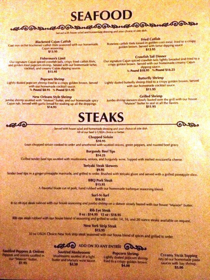 City Limits - Philadelphia, MS menu_pic