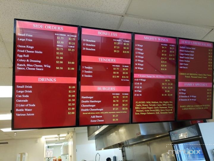 Mighty Wings - Kissimmee, FL menu_pic