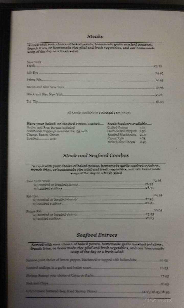 Lyndall's Sport Stop Grill - Kelseyville, CA menu_pic
