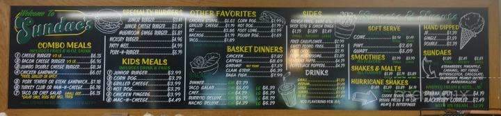 Sundaes Fast Food - Stockton, MO menu_pic