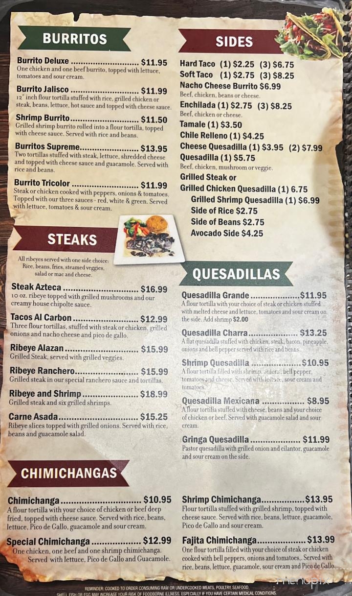 El Alazan Mexican Restaurant - Augusta, GA menu_pic