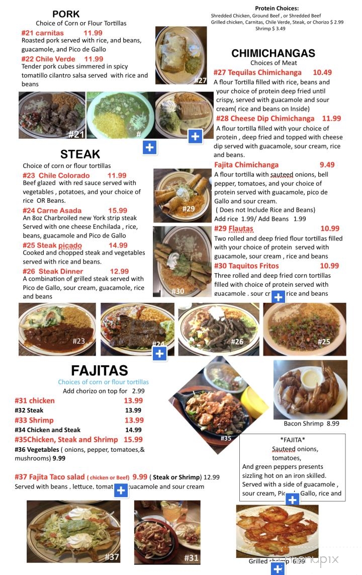Tequila Restaurante & Cantina - Des Moines, IA menu_pic