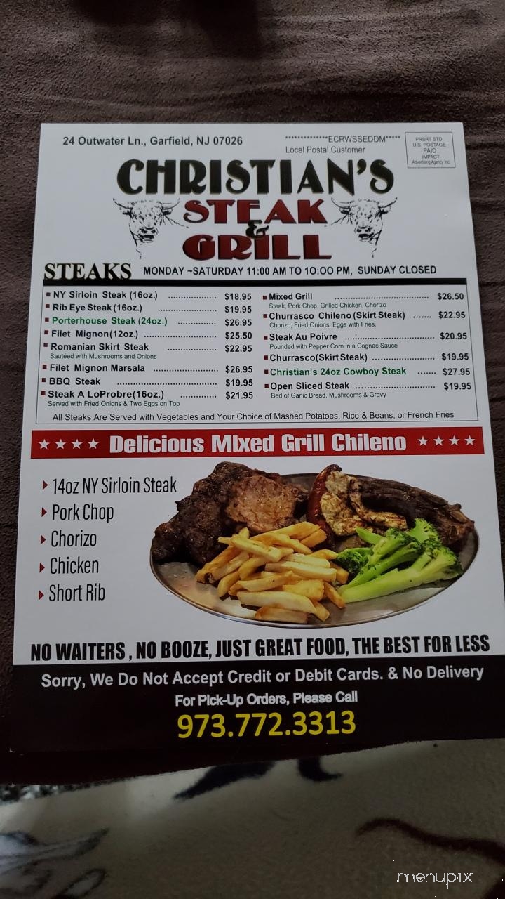 Christian's Steak & Grill - Garfield, NJ