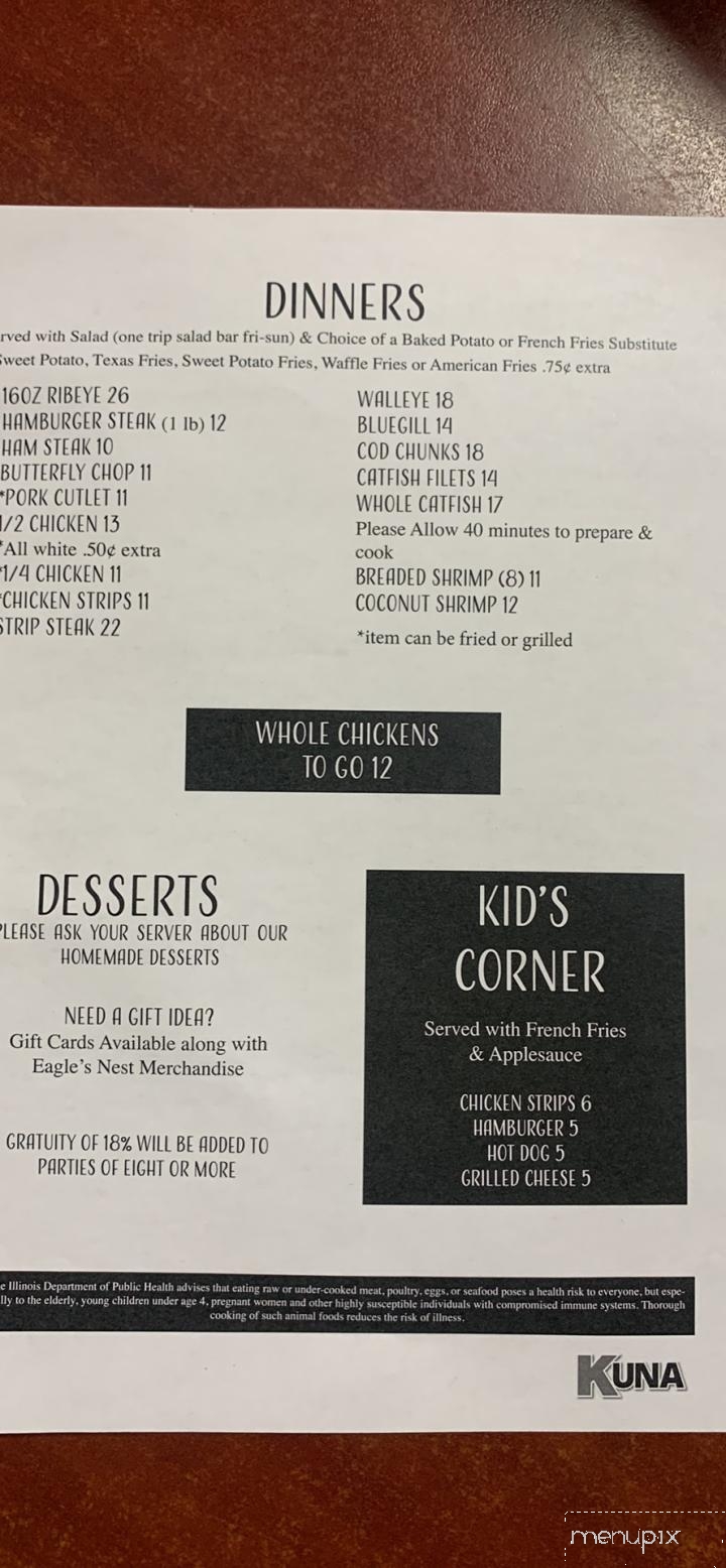 Eagle Nest - Addieville, IL menu_pic