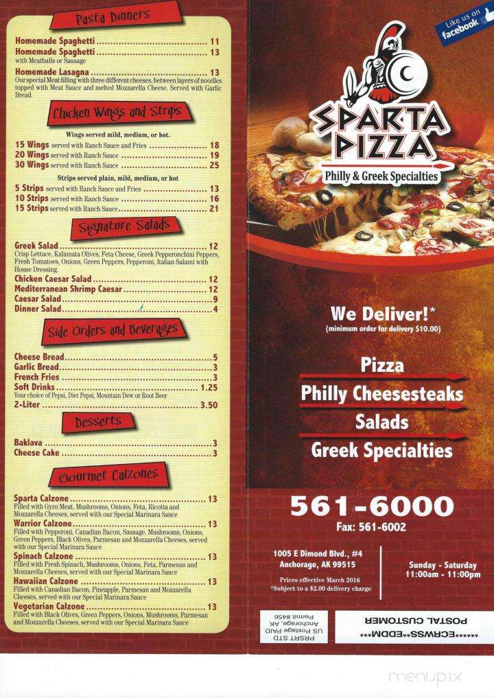 Sparta Pizza - Anchorage, AK