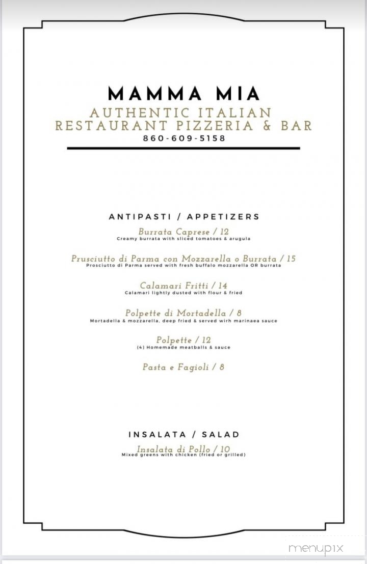 Mamma Mia's - Southington, CT menu_pic