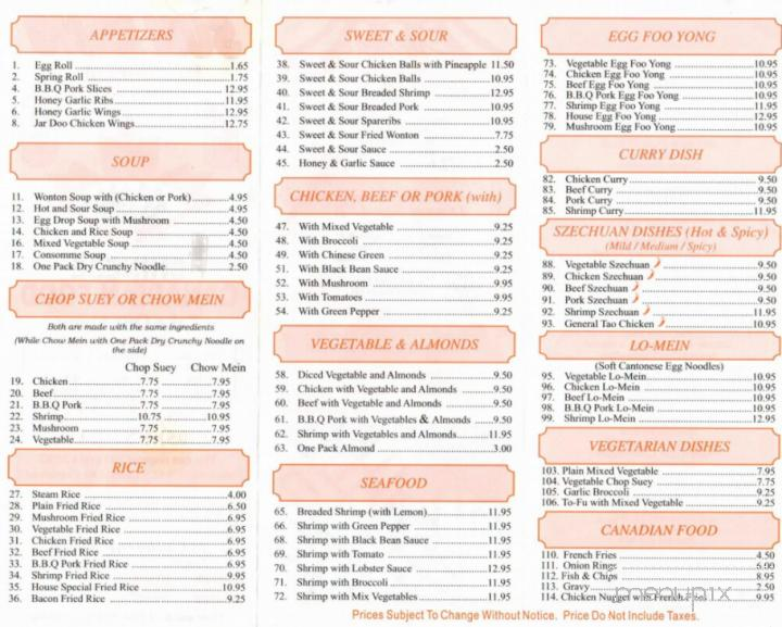 Sun Ming Restaurant - Fenelon Falls, ON