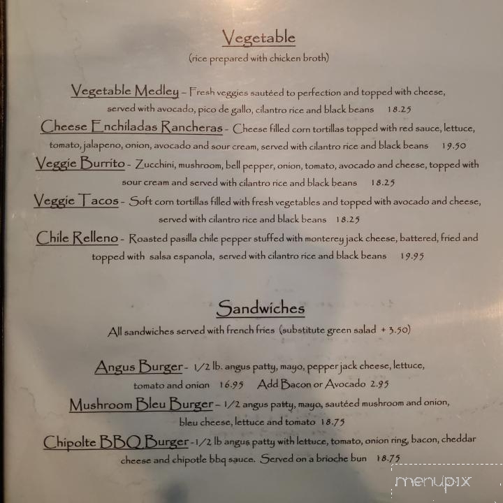 Cascada - Placerville, CA menu_pic