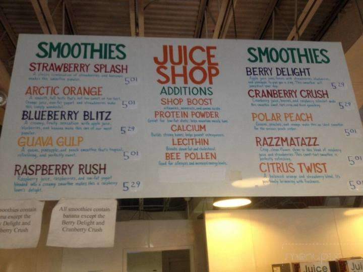 Juice Shop - Greensboro, NC menu_pic