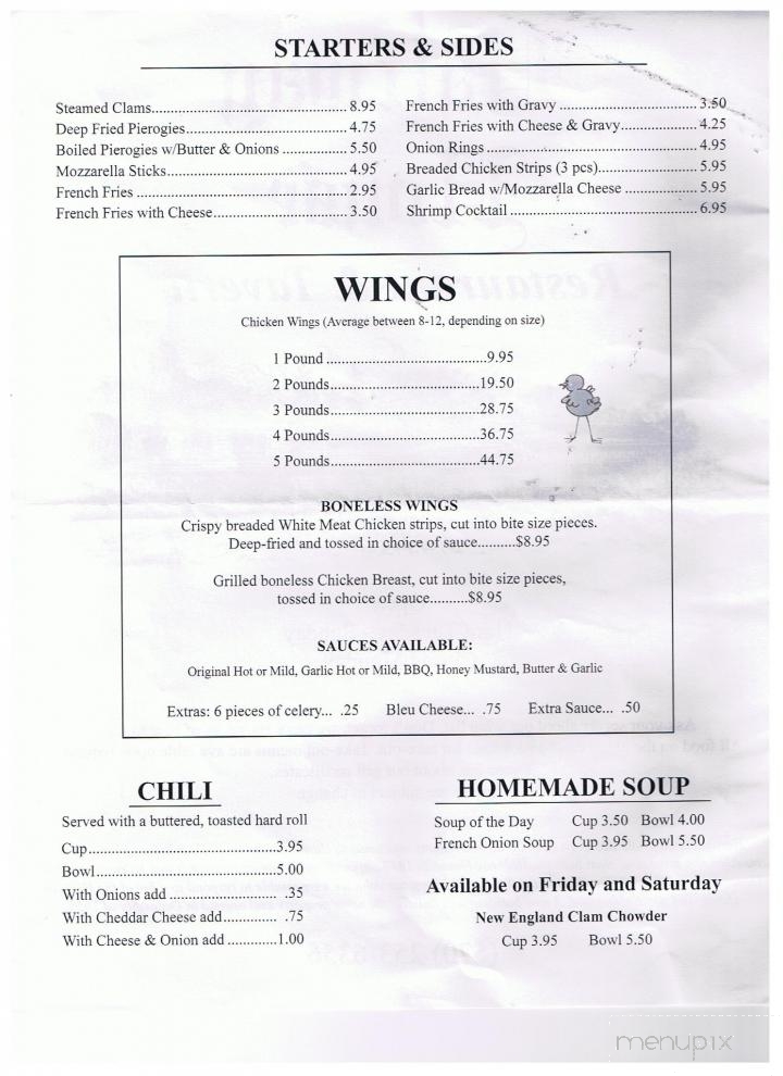 Halfway House Restaurant & Tavern - Honesdale, PA menu_pic