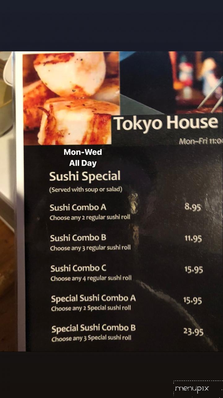 Tokyo House - Winder, GA menu_pic