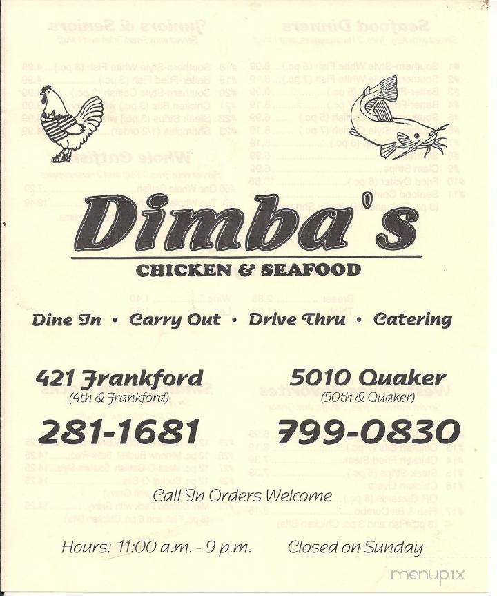 Dimba's Chicken & Seafood - Lubbock, TX