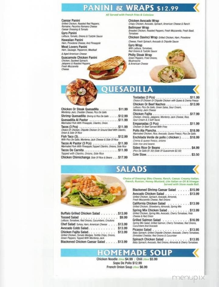 Leon Pizzeria - Bellmawr, NJ menu_pic