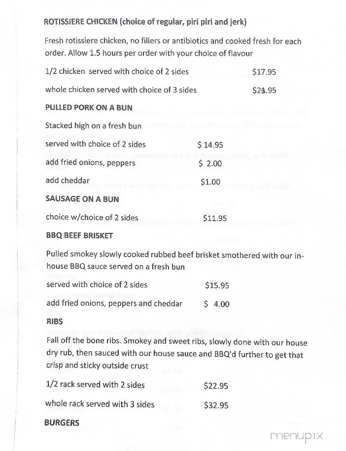 Iron Horse Saloon - Hamilton, ON menu_pic