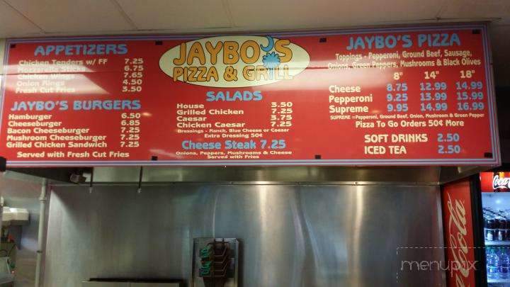 Jaybo's Pizza & Grill - Myrtle Beach, SC menu_pic