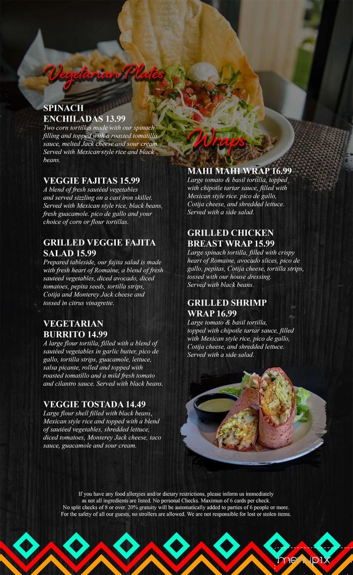 Elvira's Mexican Grill - Simi Valley, CA menu_pic