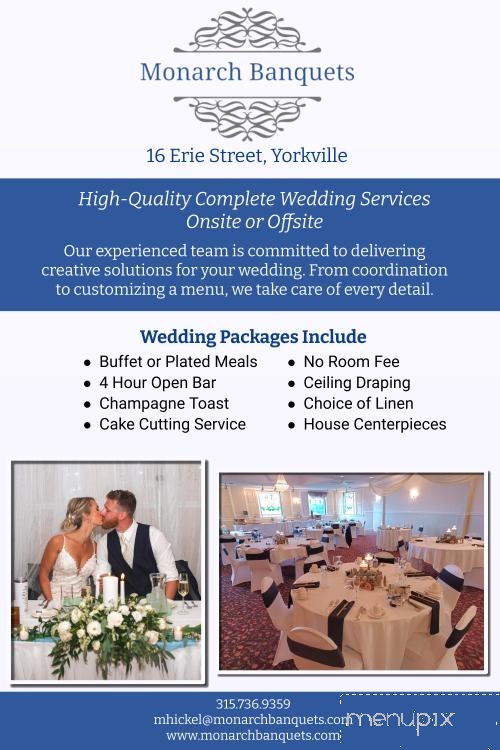 Monarch Banquets - Yorkville, NY