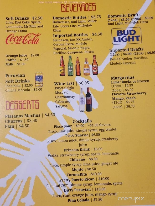 Pisco Sour - Shelbyville, KY menu_pic