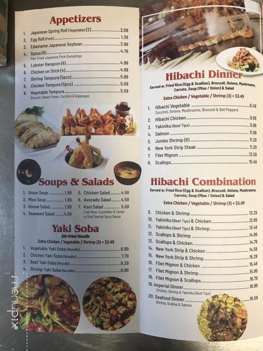 Yamato - Fayetteville, TN menu_pic