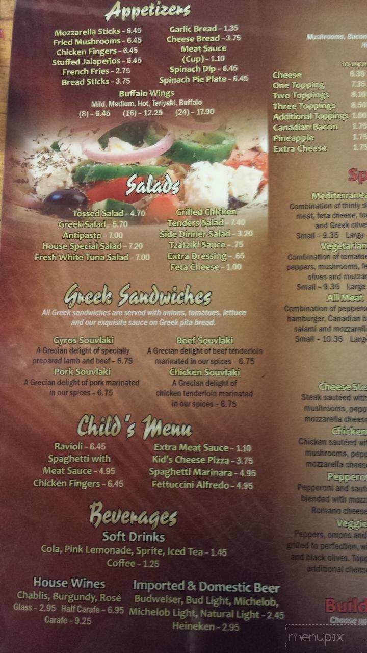 Menu of Pizza House in Travelers Rest, SC 29690