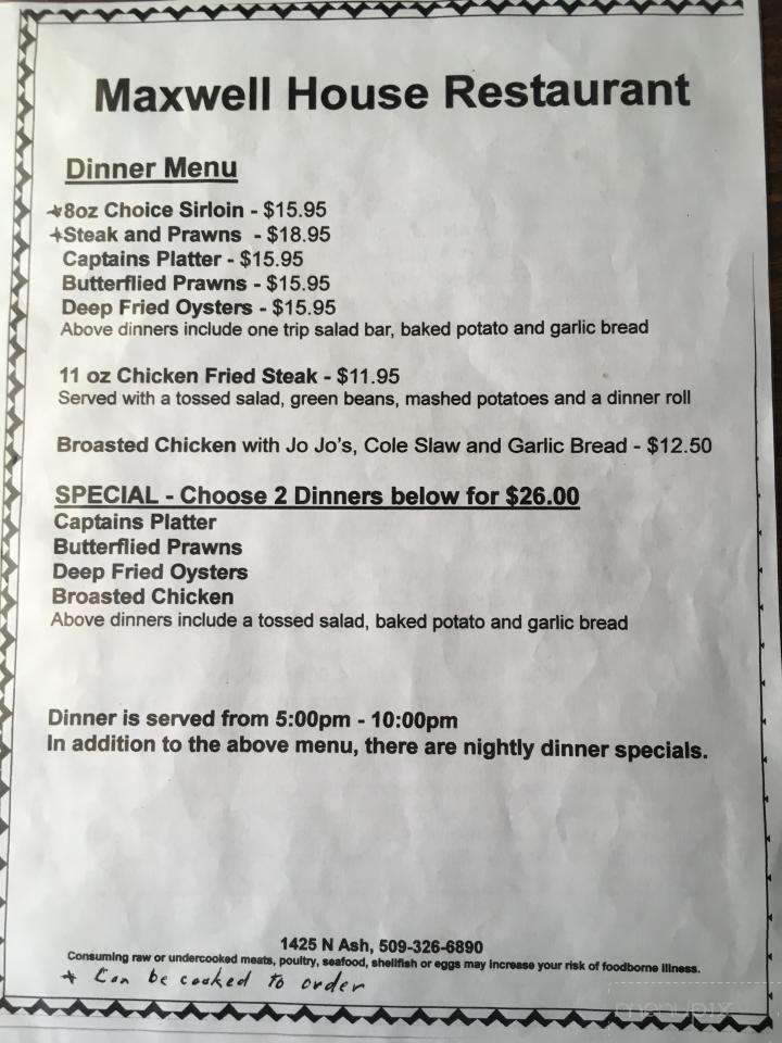 Maxwell House Restaurant - Spokane, WA