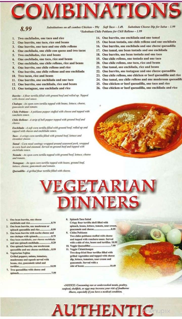 Mi Rancho Restaurante Mexicano - Clearwater, SC menu_pic