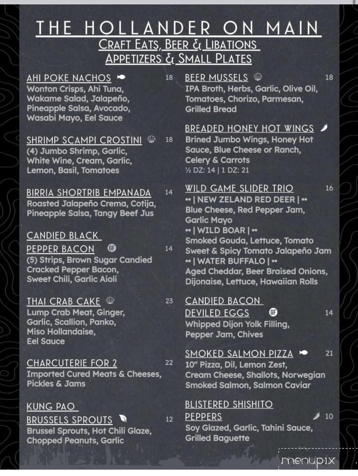 The Hollander On Main - Lima, OH menu_pic