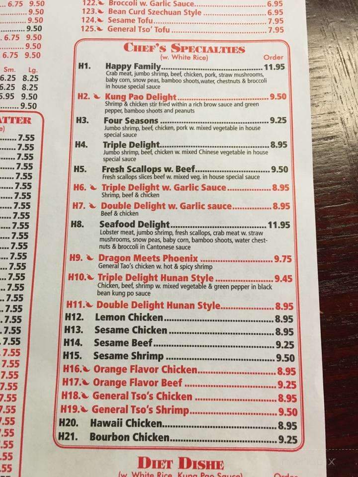 New China - Harrah, OK menu_pic