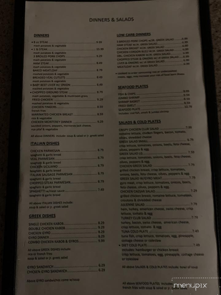 Four Korners Restaurant - Auburn Hills, MI menu_pic