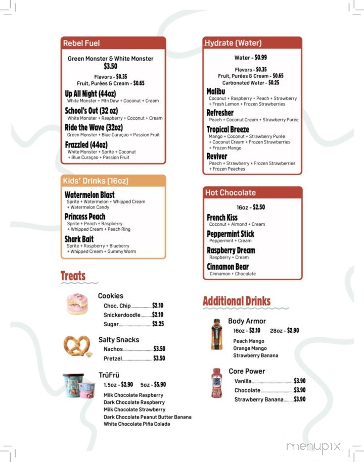 Frazzle Fix - Hyrum, UT menu_pic