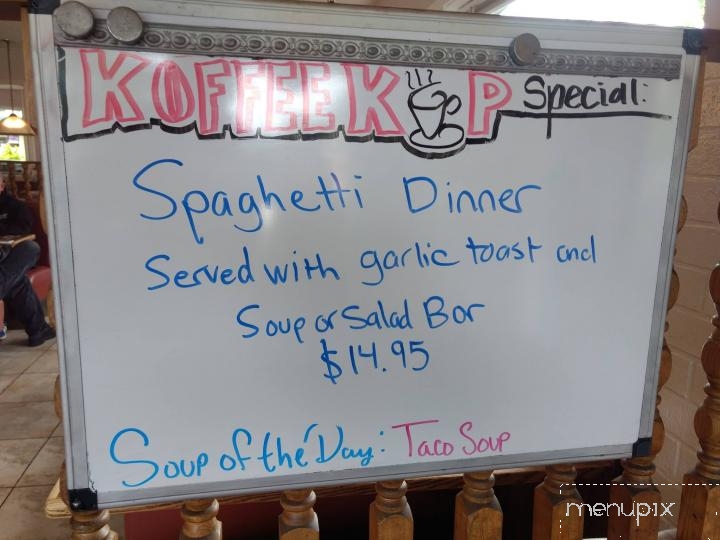 Koffee Kup - Cottage Grove, OR menu_pic