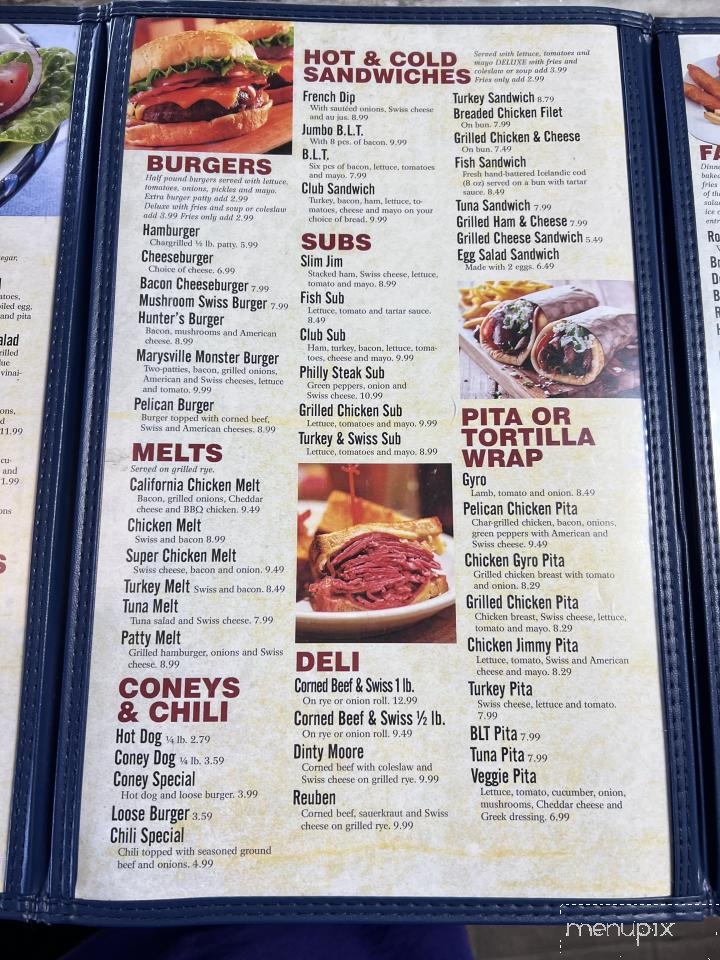 Pelican Cafe - Marysville, MI menu_pic