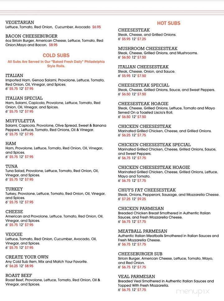 Aleco's Steak & Hoagie - Harrisburg, PA menu_pic