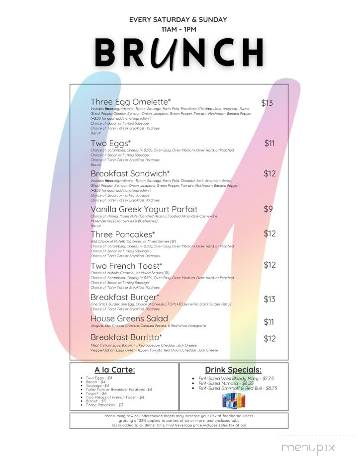 Union Cafe - Columbus, OH menu_pic