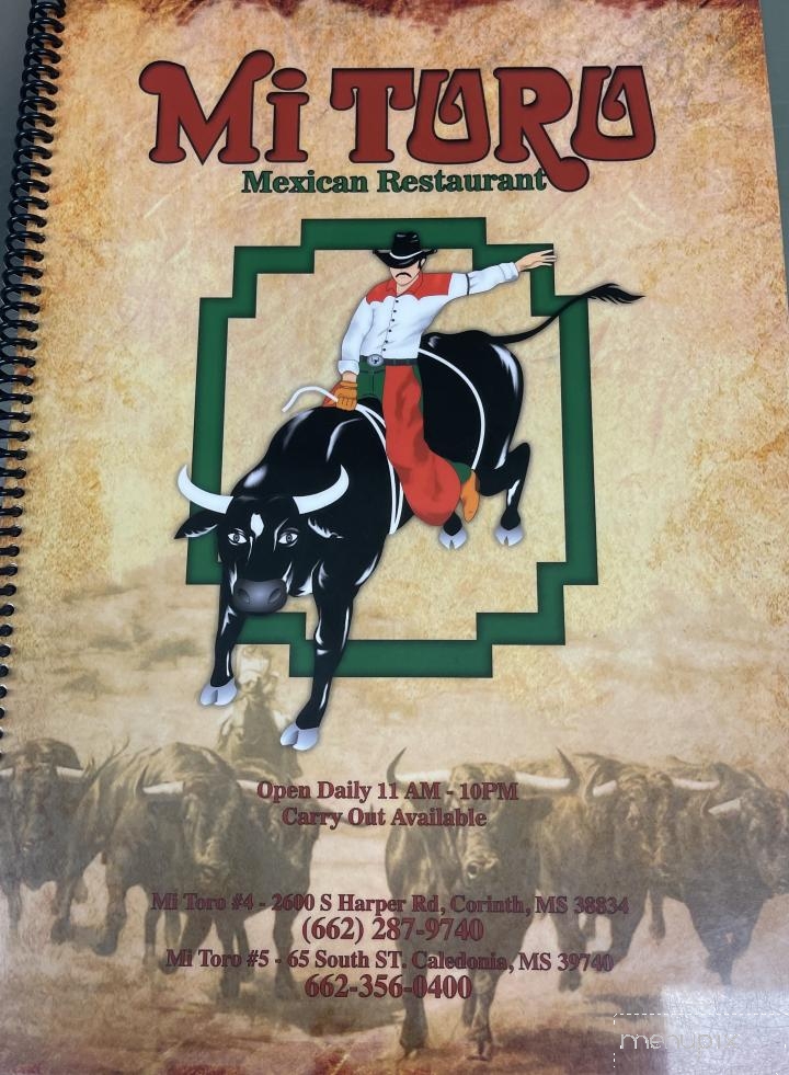 Mi Toro Mexican - Caledonia, MS menu_pic