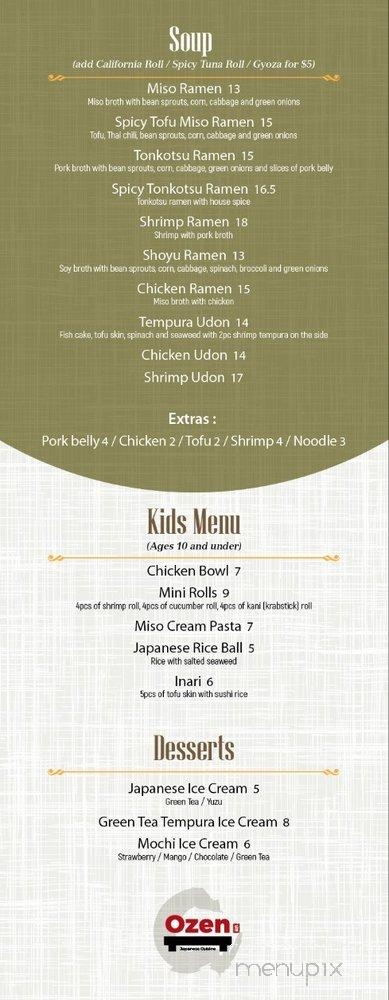 Yuka - Cypress, CA menu_pic