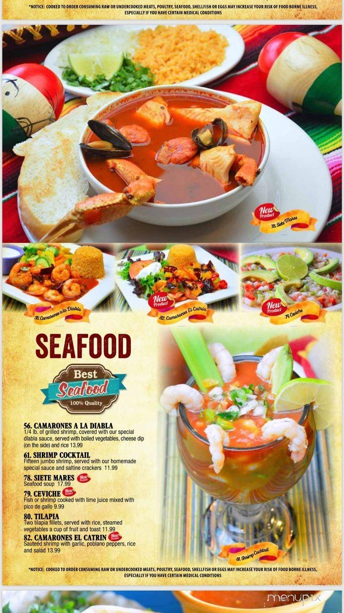 El Sombrero Mexican Restaurant - Mccomb, MS menu_pic