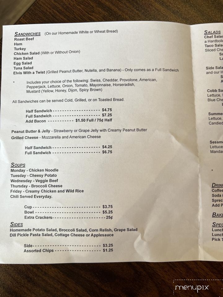 Deep Roots Bakery and Cafe - Lincoln, IL menu_pic