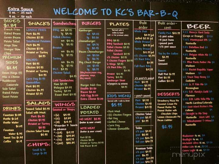 KC's Bar-B-Q - Scottsboro, AL